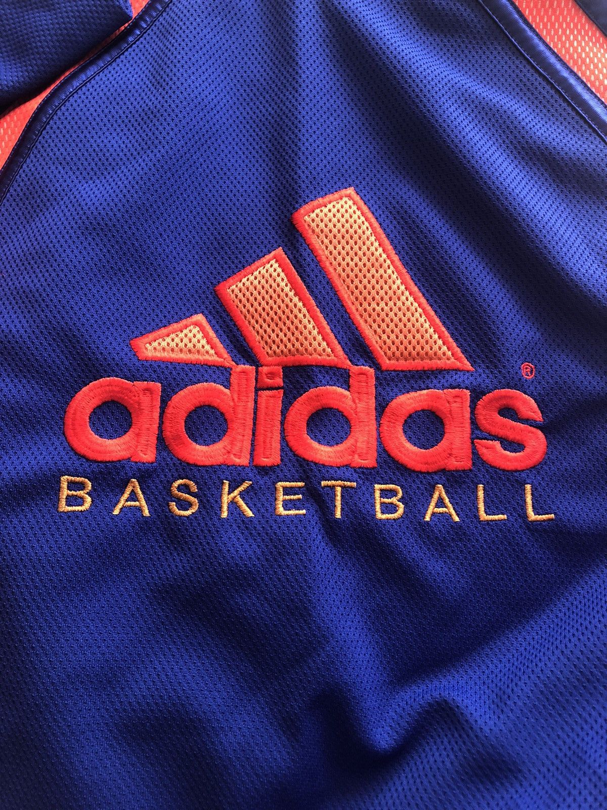 Adidas × Vintage VINTAGE ADIDAS BASKETBALL RETRO STYLE SWEATSHIRT ZIP JERSEY Size US L / EU 52-54 / 3 - 4 Thumbnail