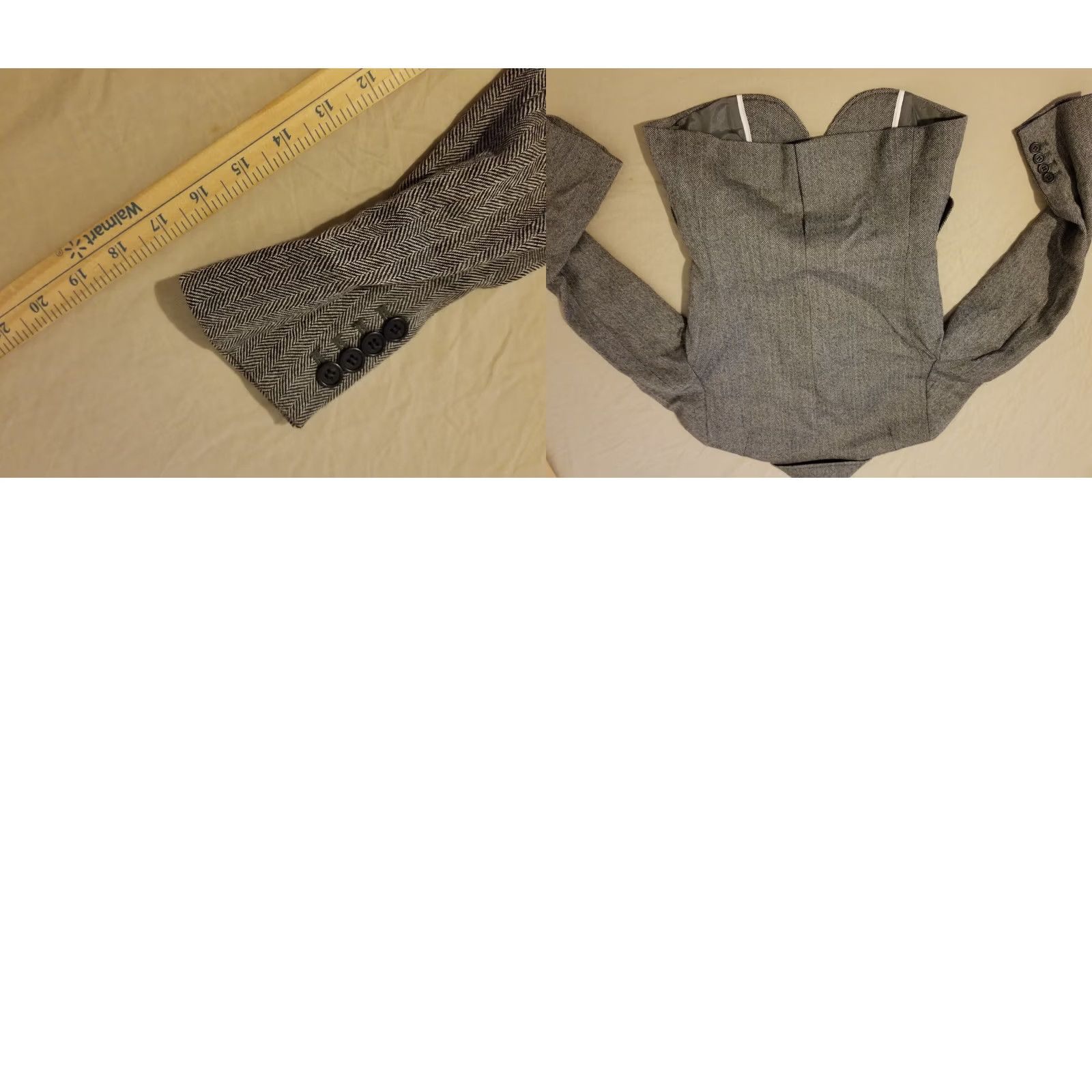 J.Crew J. Crew Jacket Blazer 0 Grey Gray Womens Size XS / US 0-2 / IT 36-38 - 8 Thumbnail