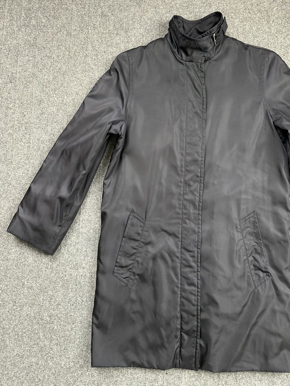 Prada Prada - Mac Zip-Up Nylon Coat - Emblem Logo With Neck Strap Size US M / EU 48-50 / 2 - 4 Thumbnail