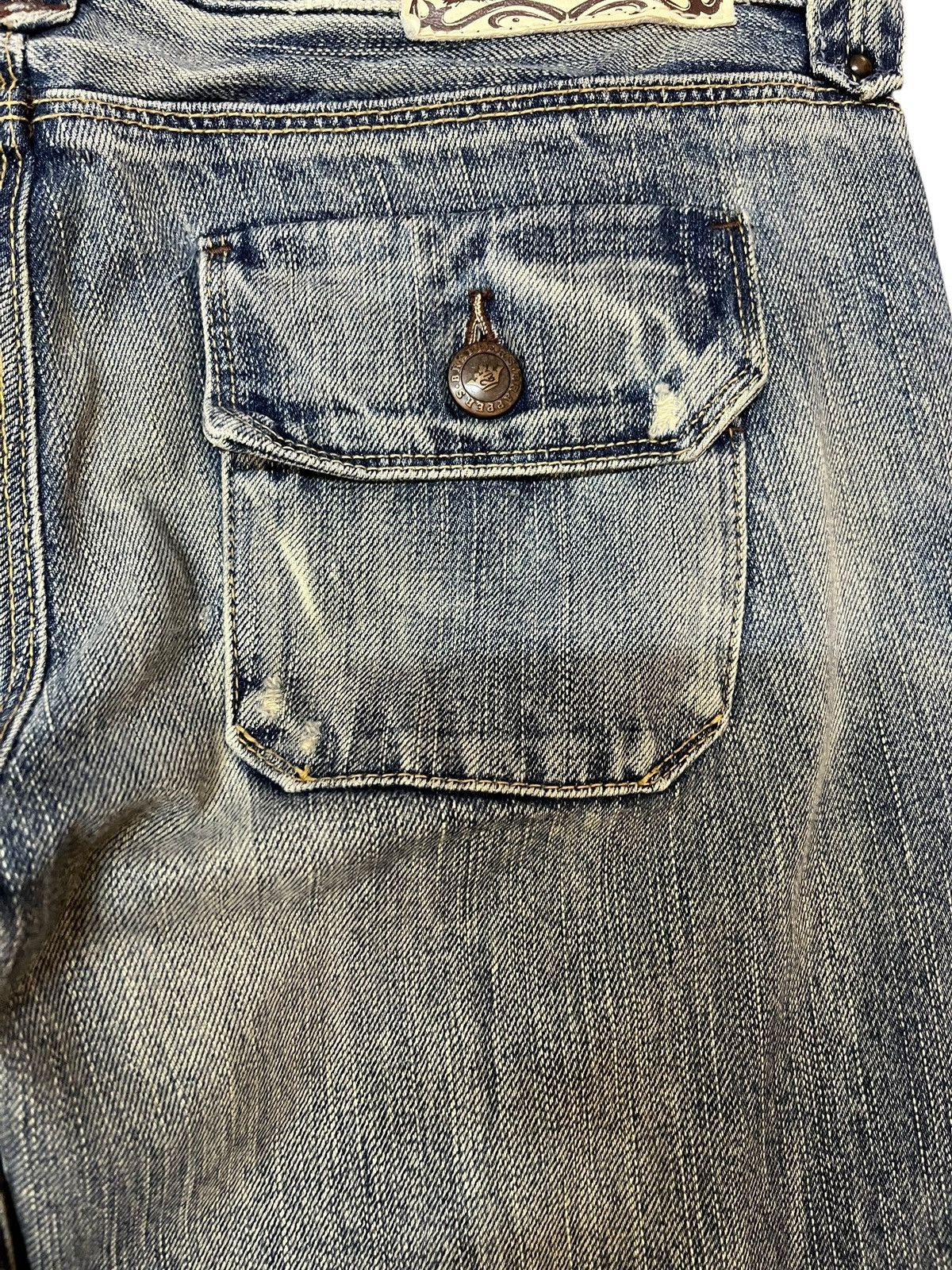 Beauty Beast × Yasuyuki Ishii Vintage Brappers Flare Bootcut Unique Design Denim Size US 29 - 9 Thumbnail