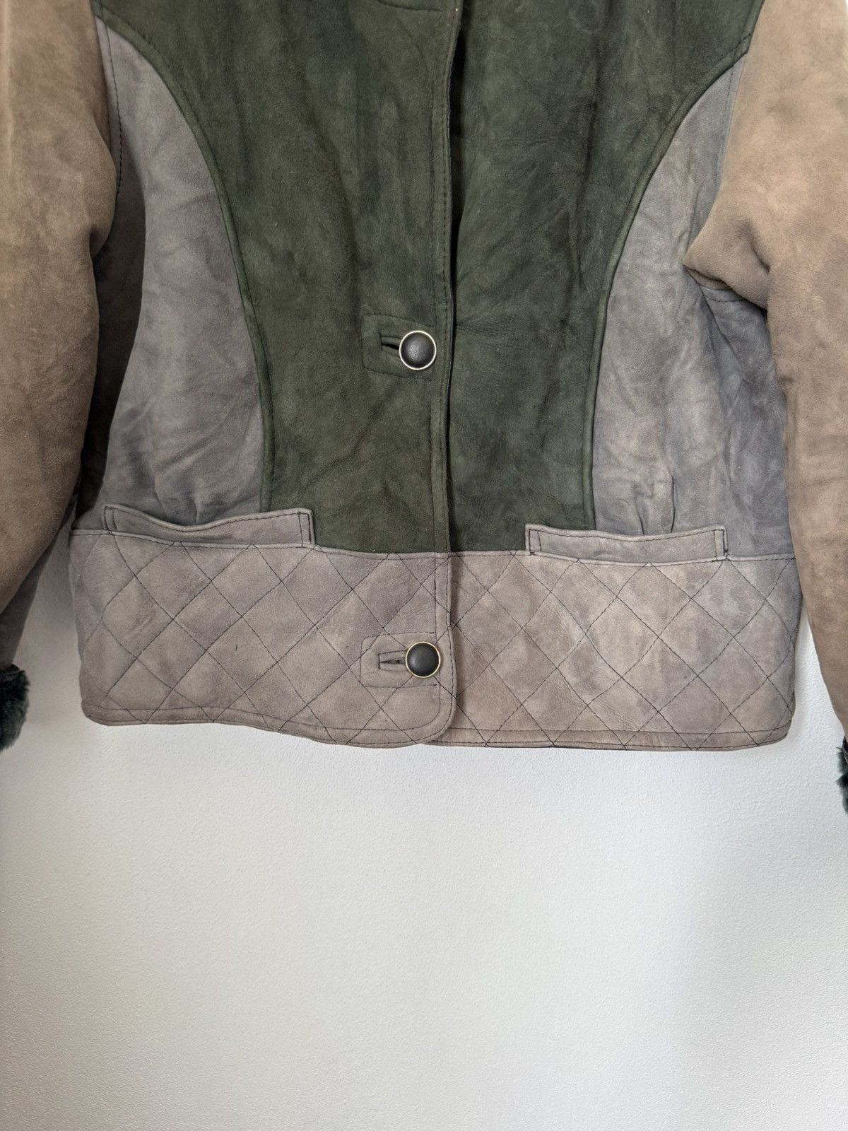 Kadoya MULTI COLOUR SHEEP LEATHER SOFT WITH SHERPA JACKET Size M / US 6-8 / IT 42-44 - 4 Thumbnail