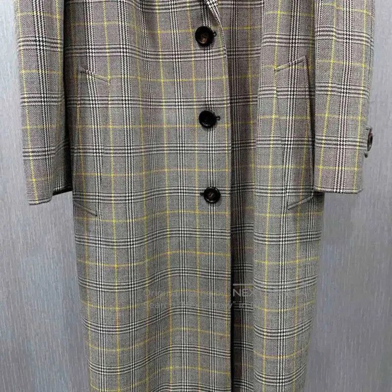 Miu Miu Miu Miu Gray Wool Mid-length Trench Coat . Size M / US 6-8 / IT 42-44 - 3 Thumbnail
