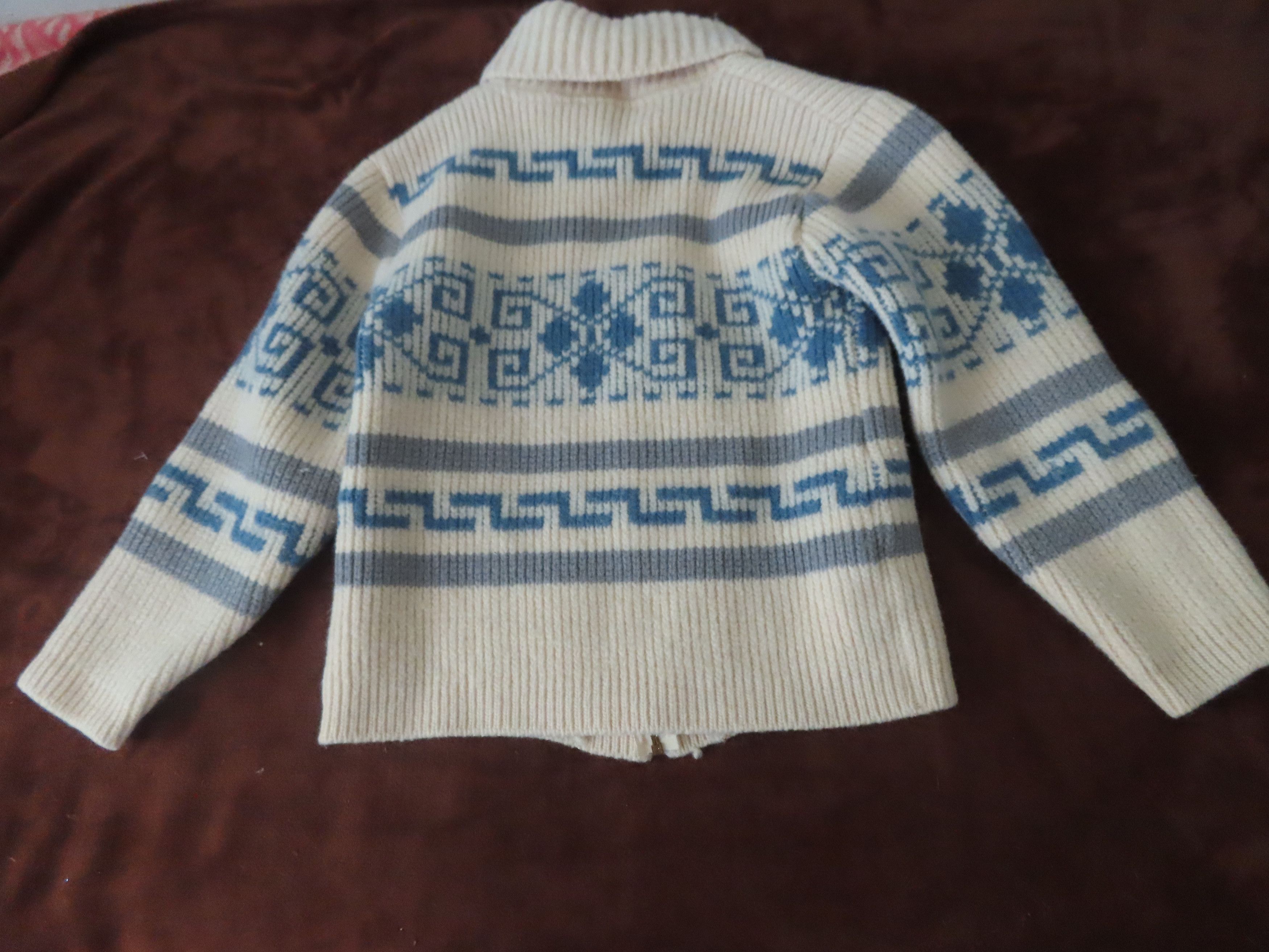 Pendleton × Vintage VTG 70s Mens Pendleton USA Sweater Jacket Lebowski Cowichan Size US M / EU 48-50 / 2 - 4 Thumbnail