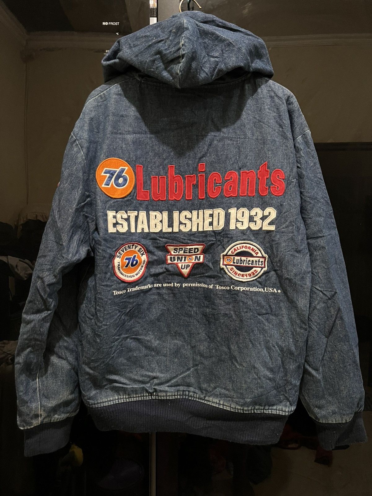 Vintage Vintage 76 Lubricant Denim Active Jacket Size US M / EU 48-50 / 2 - 4 Thumbnail