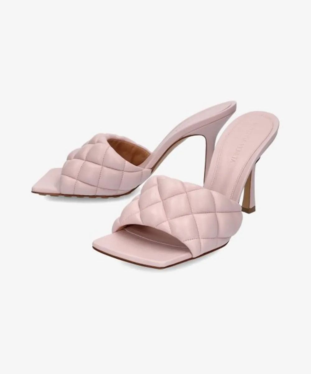 Bottega Veneta o1bcso1str0225 Padded Mules in Light Pink Size US 10.5 / IT 40.5 - 3 Thumbnail