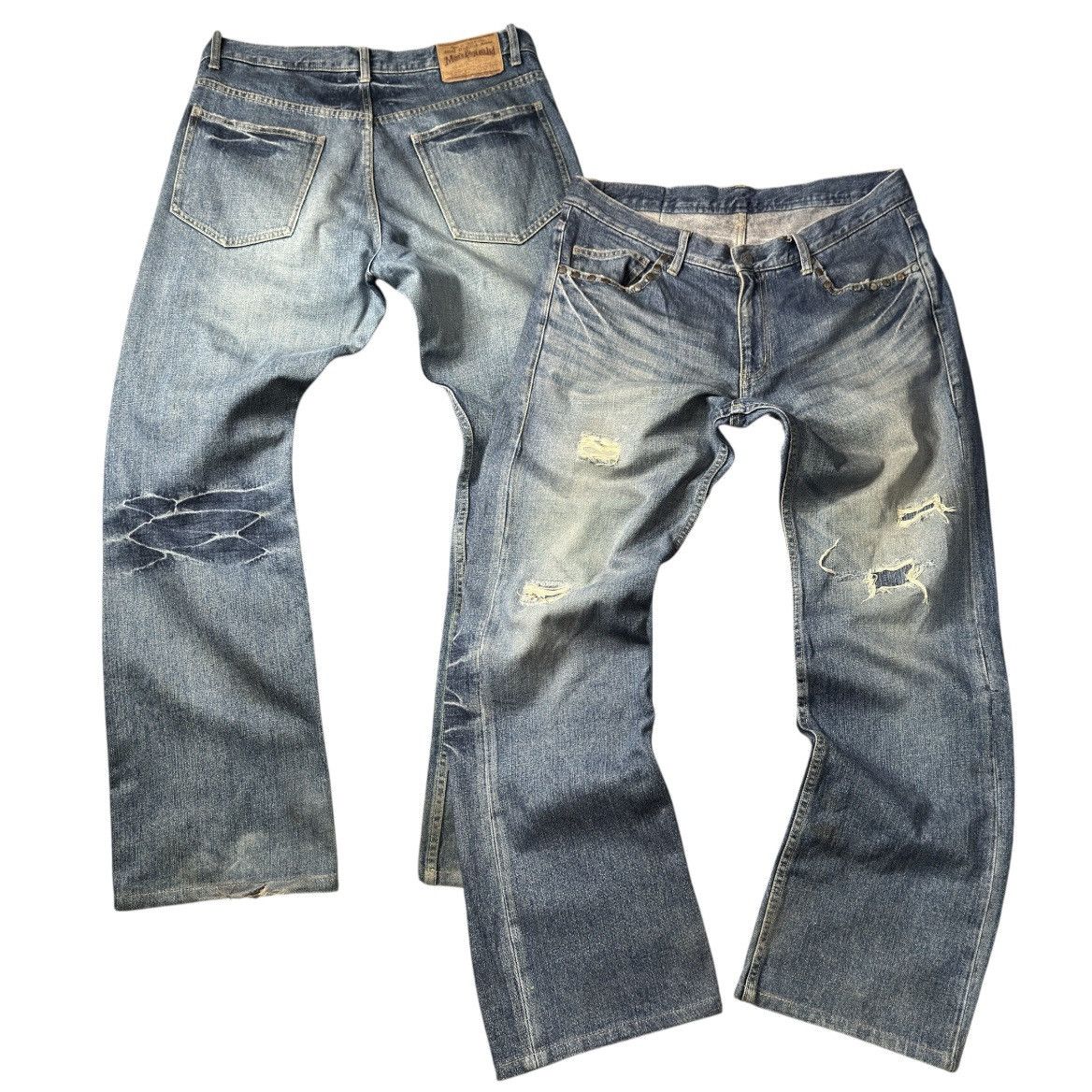 Japanese Brand Vintage 90s Japanese Studded Men Bigi Tokyo Distressed Denim Size US 35 - 1 Thumbnail