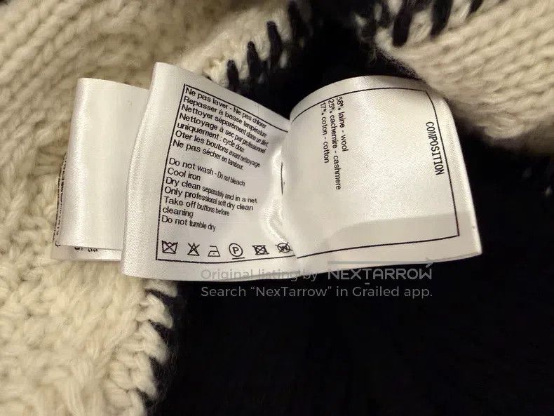 Chanel Chanel 21A Black and White Handicraft Series Knitted Sweat Size XXS / US 00 / IT 34 - 5 Thumbnail