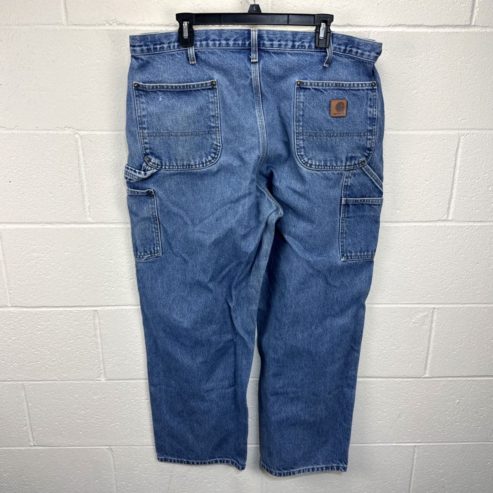 Carhartt VINTAGE Carhartt Jeans Men 40x30 DST Dungaree Fit Carpenter Double Knee Blue Work Size US 40 / EU 56 - 7 Thumbnail