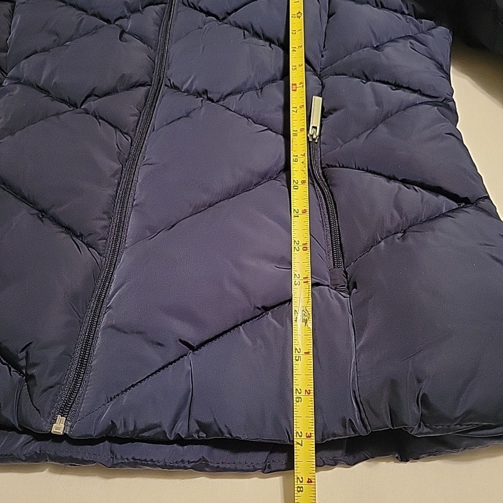Tommy Hilfiger Tommy Hilfiger Winter Hooded Navy Blue Puffer Coat SZ XL Size XL / US 12-14 / IT 48-50 - 15 Thumbnail