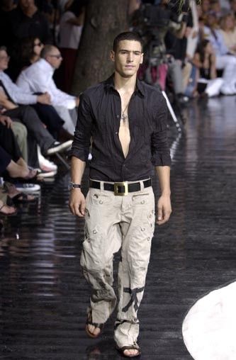 Dolce & Gabbana S/S 2004 RUNWAY CARGO ARMY PANTS Size US 36 / EU 52 - 1 Thumbnail