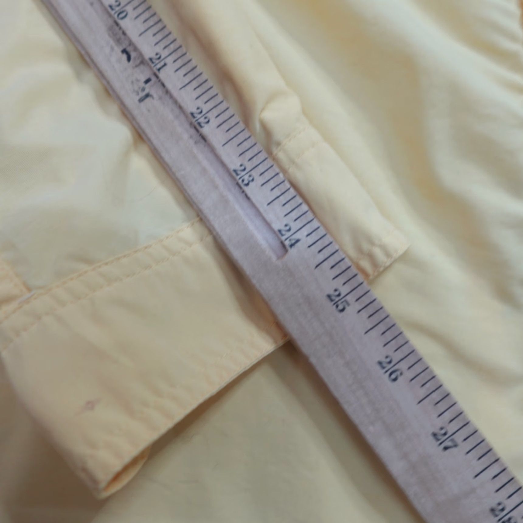 ExOfficio ExOfficio Shirt Large Yellow Solid Vented Nylon Polyester Tab Sleeves Button-Up Long Sleeve Mens L Yellow Solid Size US L / EU 52-54 / 3 - 7 Thumbnail