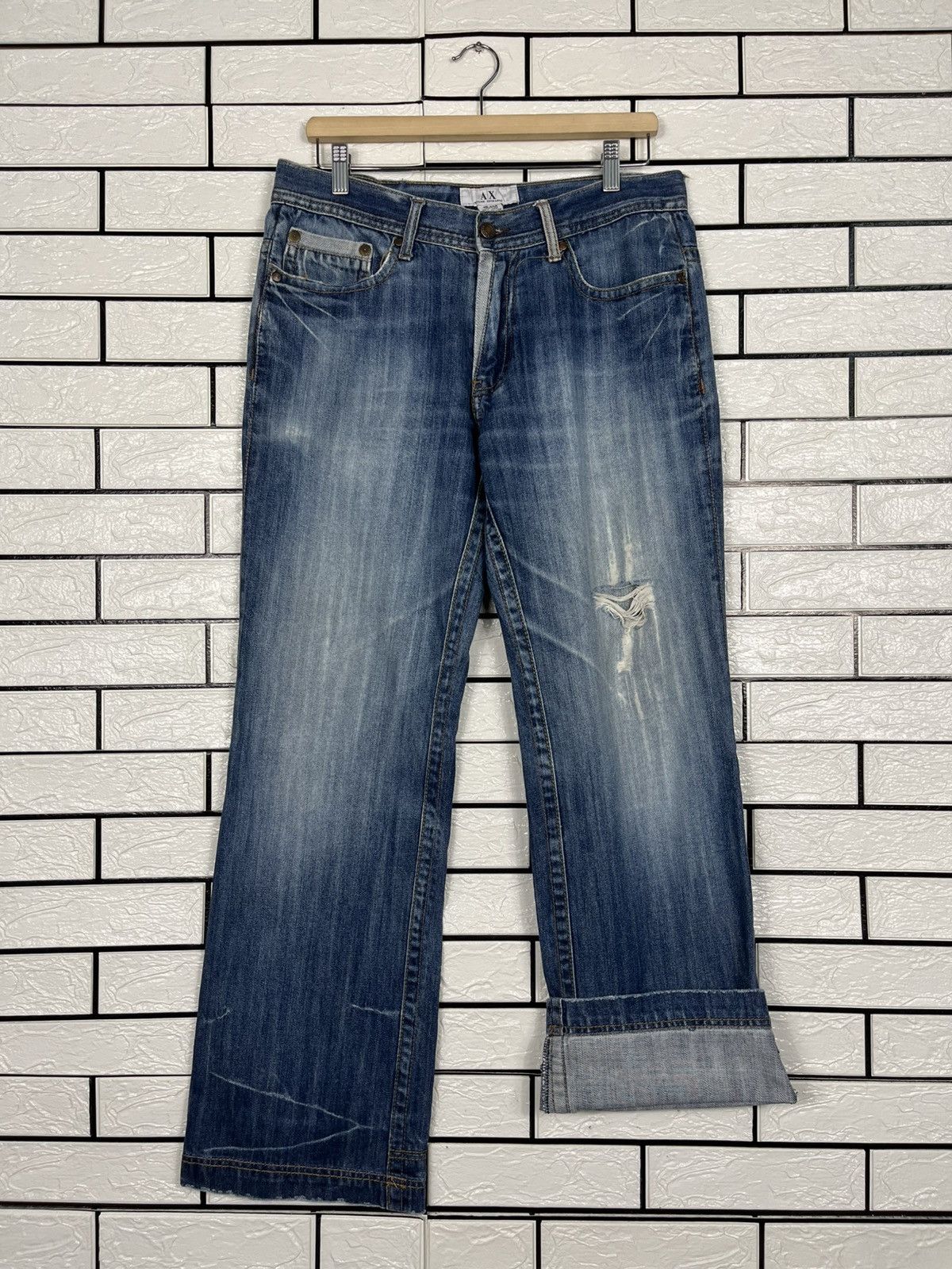 Armani Exchange Vintage Armani Exchage Denim Jeans Size US 32 / EU 48 - 12 Thumbnail