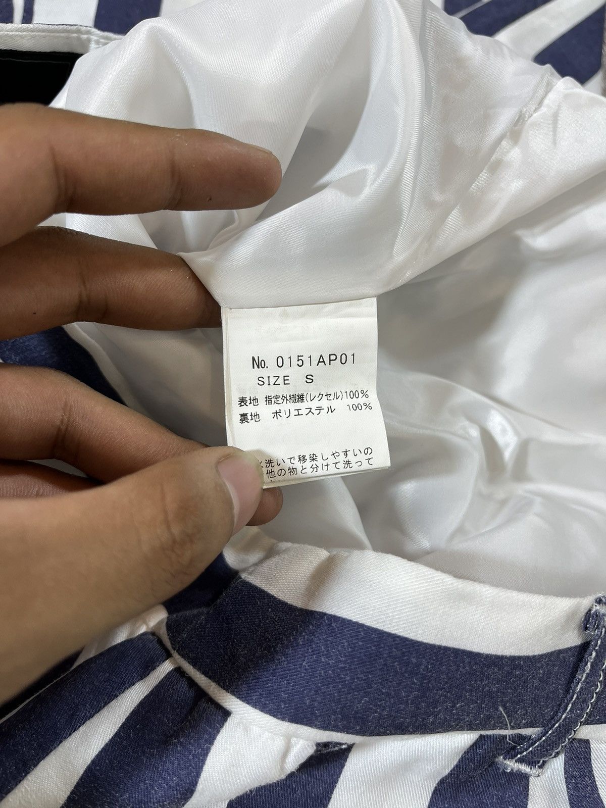 Hysteric Glamour Hysteric Glamour Blue/White Striped Pants Size US 28 / EU 44 - 9 Thumbnail