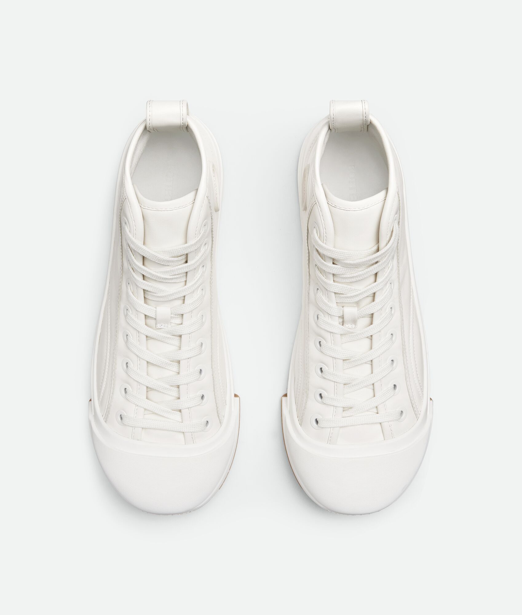 Bottega Veneta o1w1db10225 Vulcan Hi-Top Sneakers in White Size US 8 / EU 41 - 4 Thumbnail