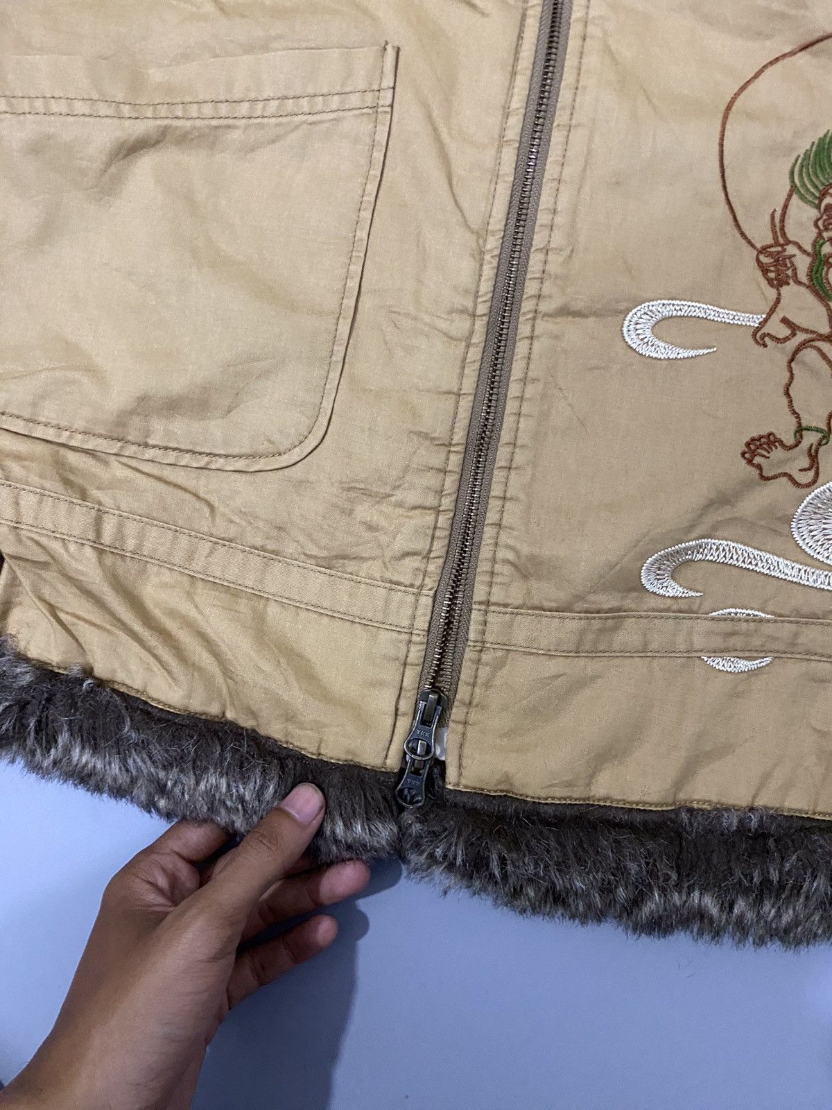 Eternal 💥Embroidery💥Eternal Fur Faux Jacket Size US L / EU 52-54 / 3 - 10 Thumbnail