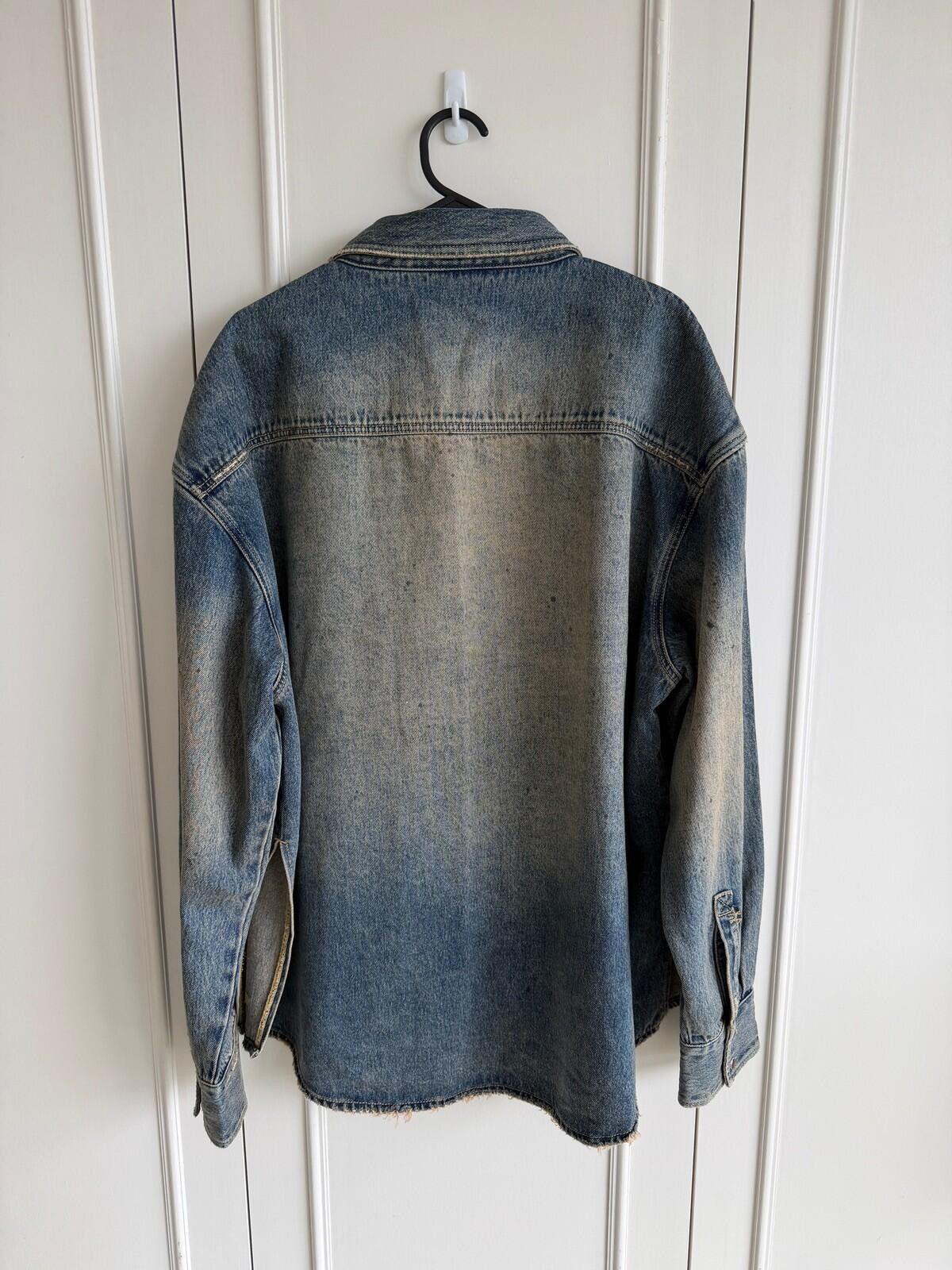 Ksubi new Ksubi womens Oversized Denim Shirt blue small 8 top Size S / US 4 / IT 40 - 5 Thumbnail