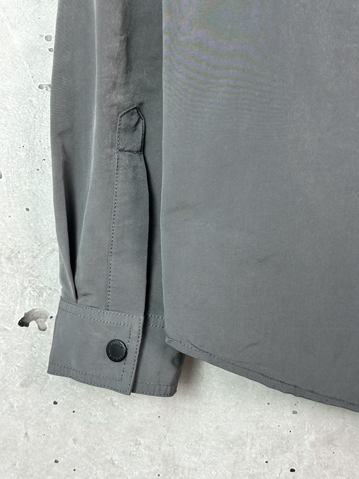 Barbour Barbour International Nylon Shimmer Overshirt Grey Jacket Size US S / EU 44-46 / 1 - 11 Thumbnail