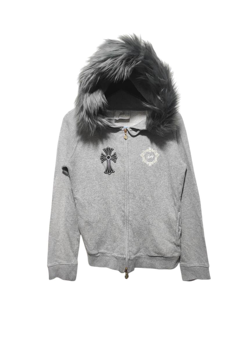 Hysteric Glamour Rady Double Zip Fur Hoodie if6was9 LGB style Size M / US 6-8 / IT 42-44 - 3 Thumbnail