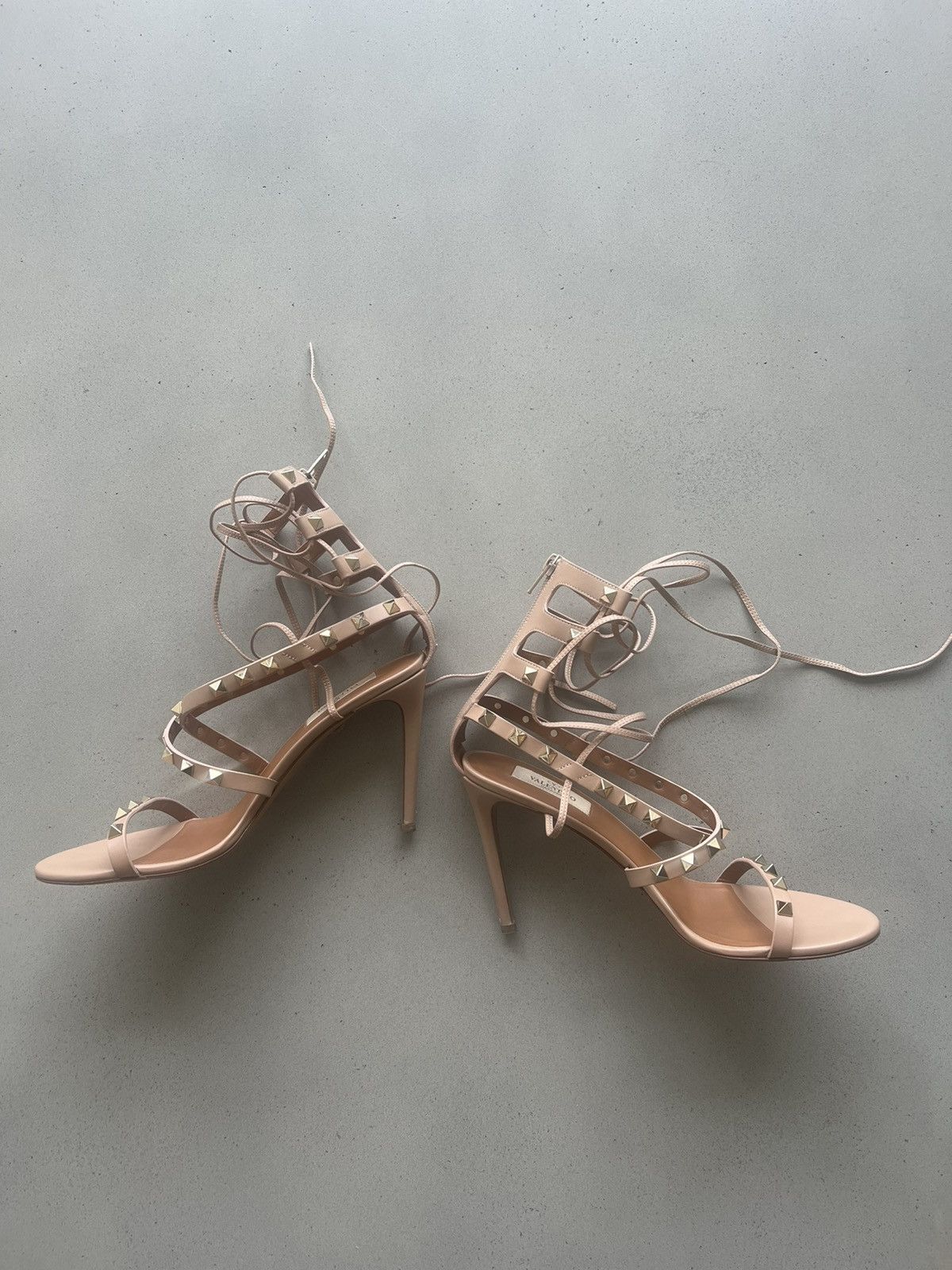 Valentino Lace Up Gladiator Heels Size US 8.5 / IT 38.5 - 2 Thumbnail