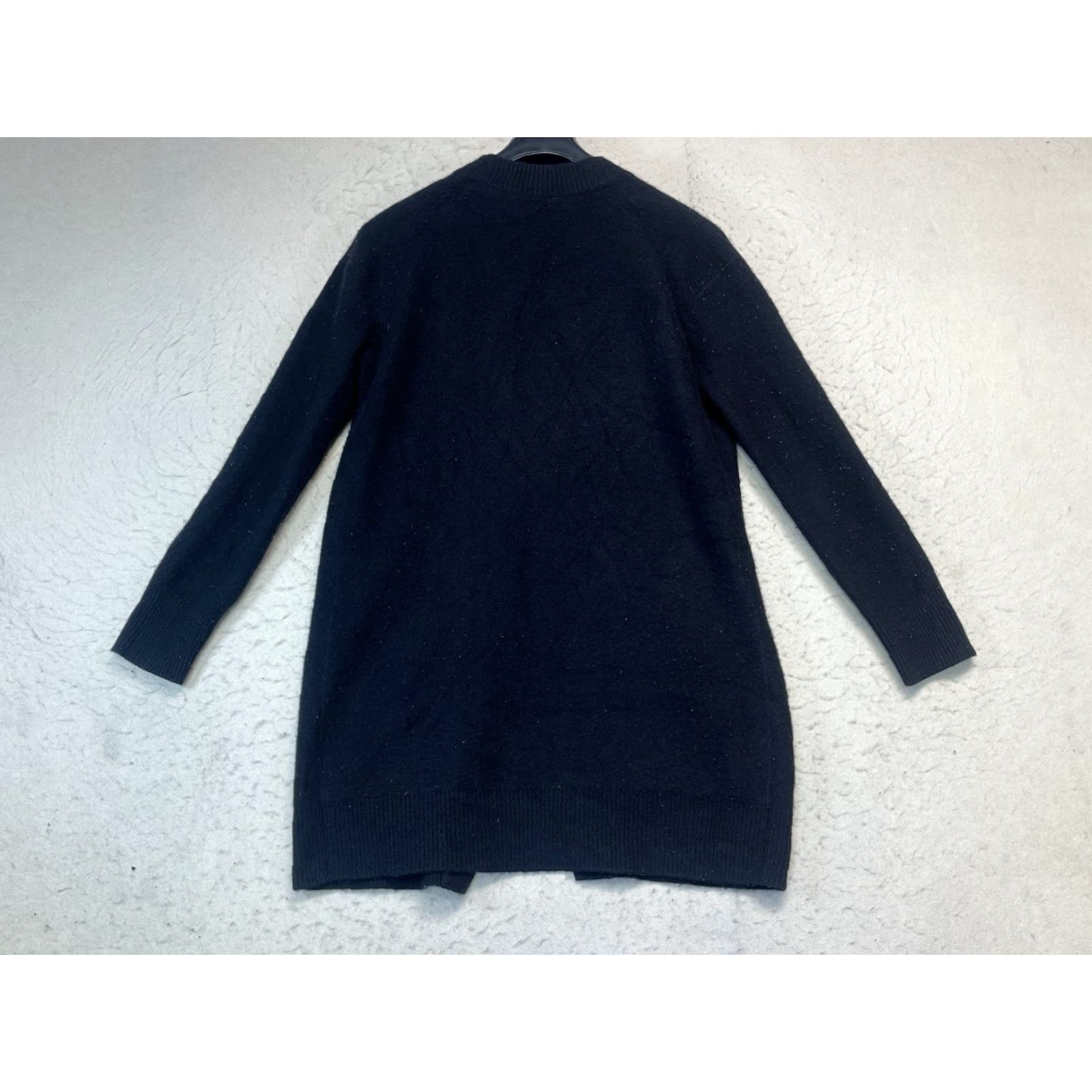 Vince Vince Open Front Cardigan Cashmere Black Long Sleeve XS / TP Womens Sweater Cardigan Open Pockets Size XS / US 0-2 / IT 36-38 - 2 Thumbnail