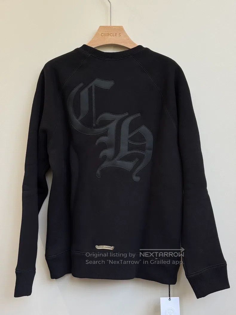 Chrome Hearts CHROME HEARTS Size S Thickened black long-sleeved sweater Size US S / EU 44-46 / 1 - 2 Thumbnail