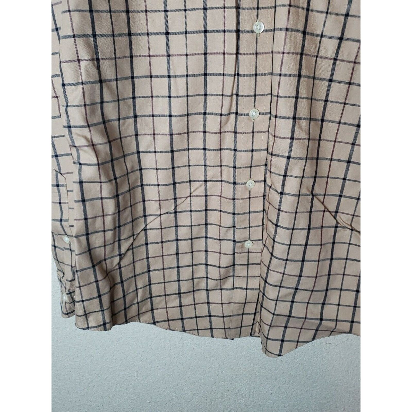 Brooks Brothers BROOKS BROTHERS Button Down Size Medium Checkered Cotton Size US L / EU 52-54 / 3 - 7 Thumbnail