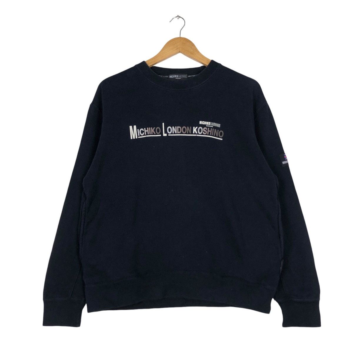Japanese Brand × Michiko Koshino London × Vintage Michiko London Koshino Vintage Sweatshirt 90s Wear Medium Size US M / EU 48-50 / 2 - 1 Thumbnail