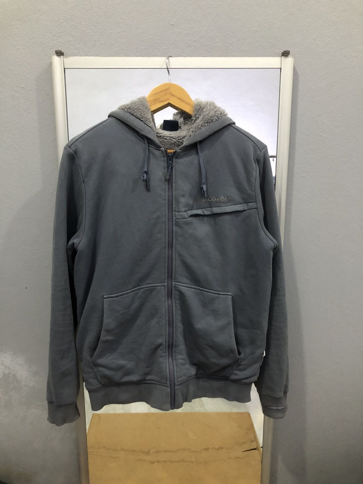 DISCOVERED × Japanese Brand × U.S. Expedition Discovery expedition grey hoodie with sherpa lining Size US M / EU 48-50 / 2 - 3 Thumbnail