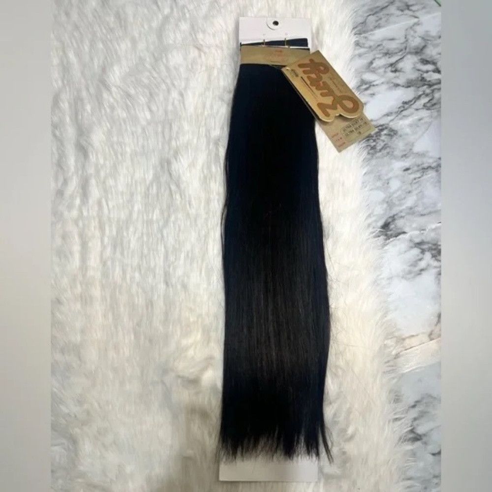 18 Inches 100% Human hair Black Hair Extensions #1B Straigh