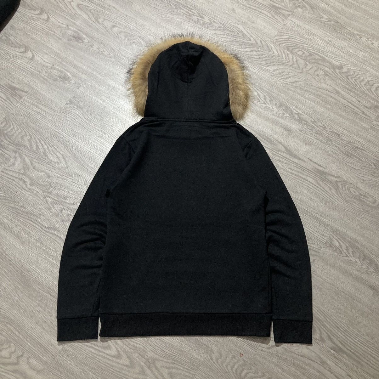 Japanese Brand 2000s CavariA Studed Gothic Punk Style Fur Hoodie Black Size US M / EU 48-50 / 2 - 10 Thumbnail