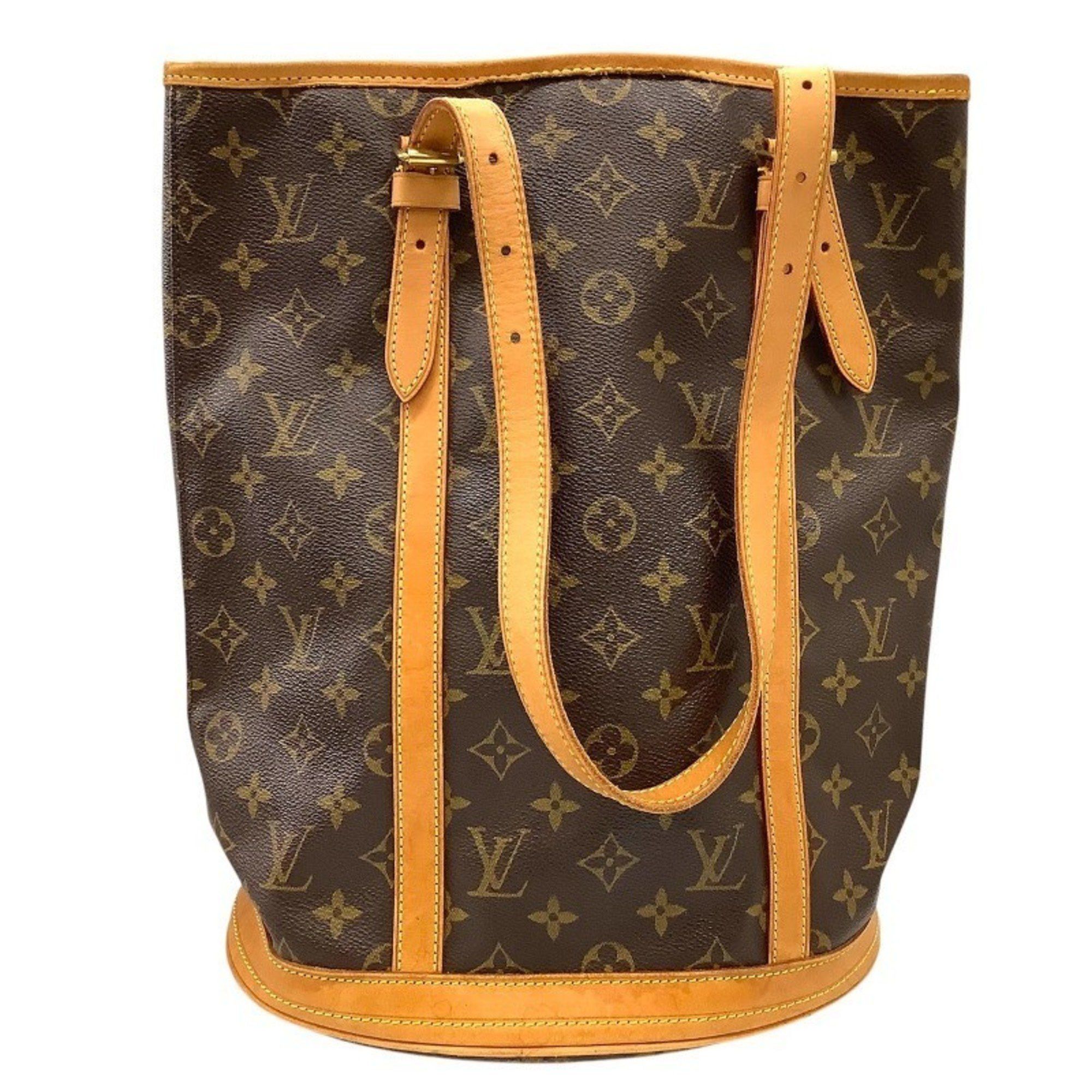 Louis Vuitton Monogram Bucket Gm Tote Bag M42236 Ar0011Mk-1723, Women's