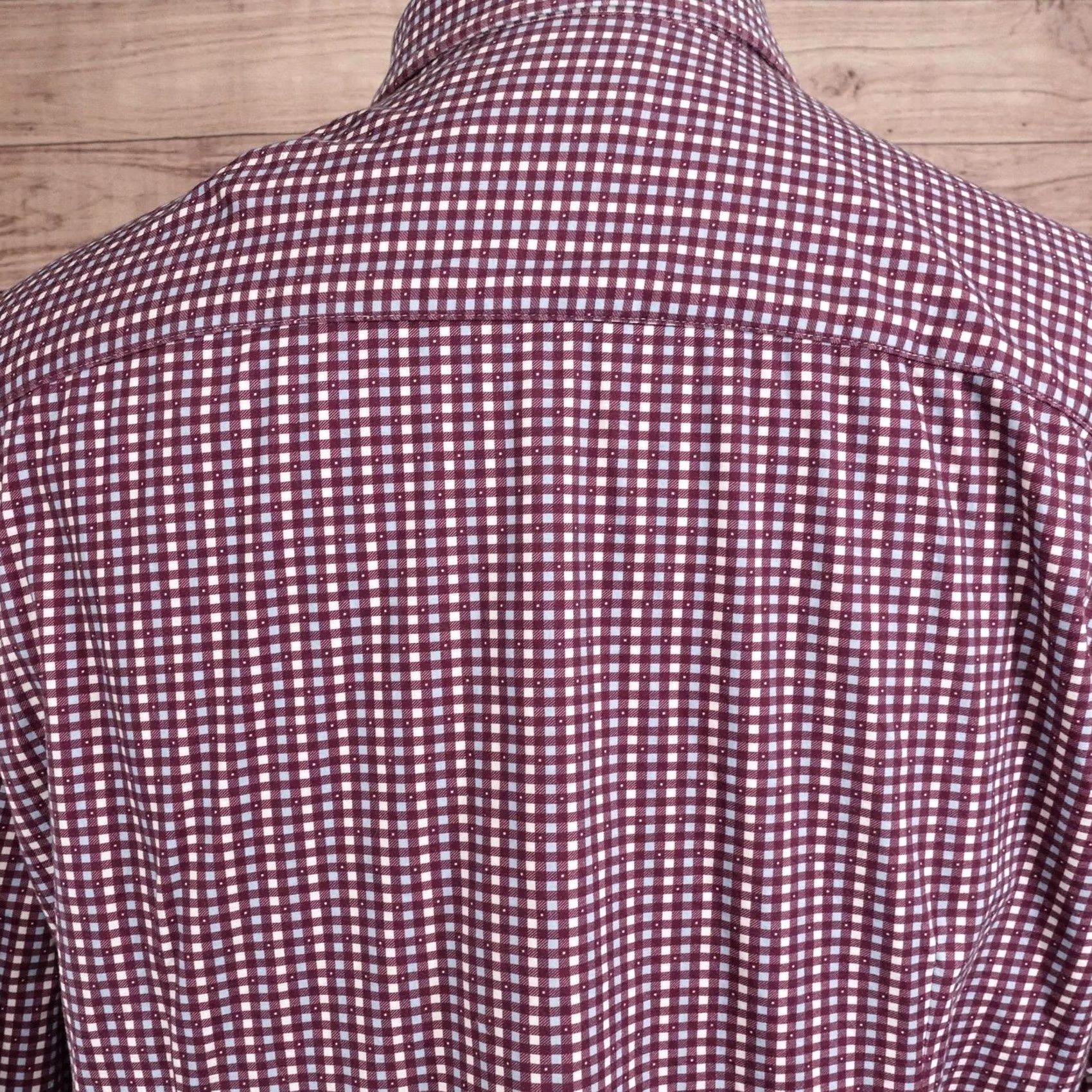 Vintage Buttercloth Shirt Mens L Red Check Long Sleeve Button-Up Regular Fit Cotton Size US L / EU 52-54 / 3 - 5 Thumbnail