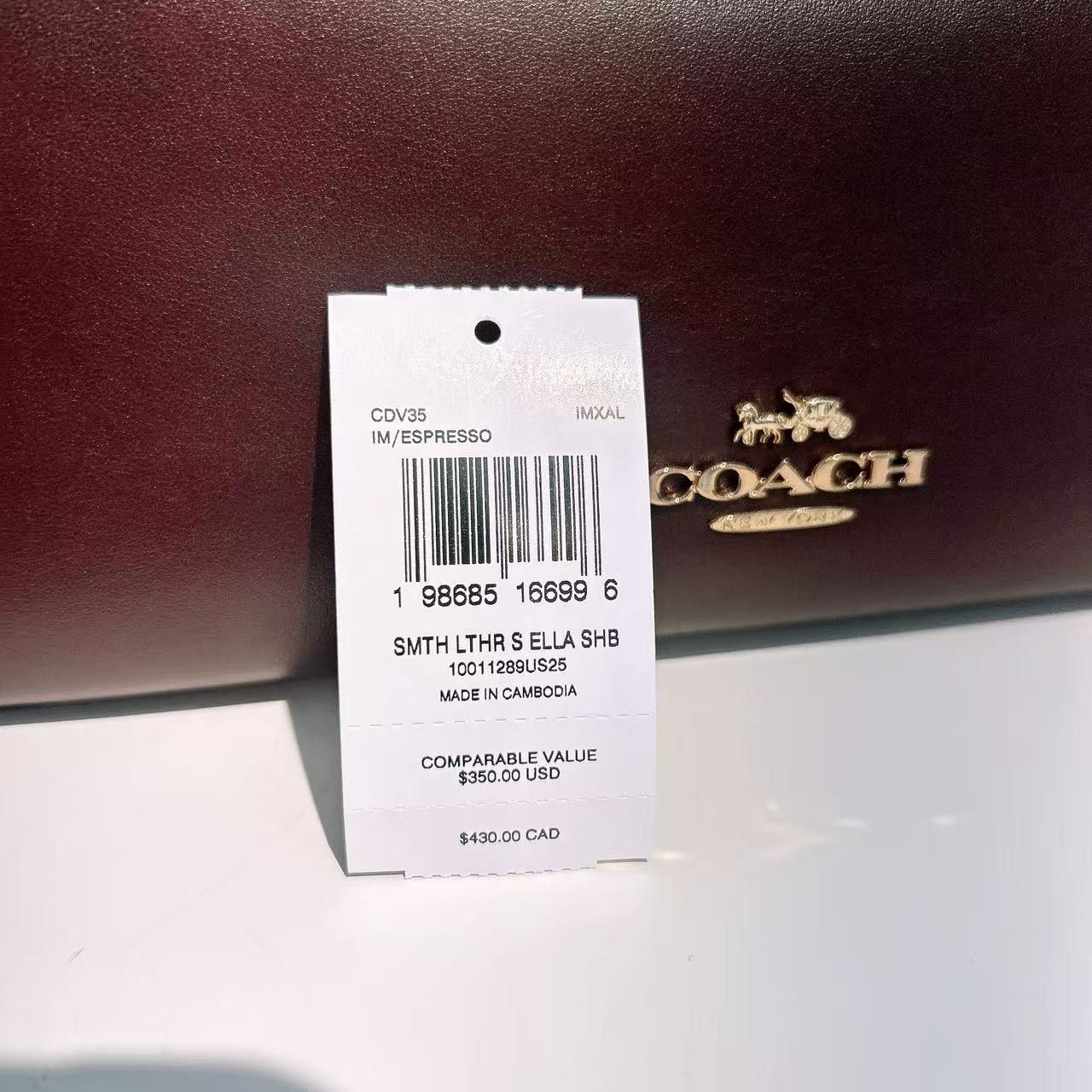Coach Ella Small Shoulder Bag CDV35 Size ONE SIZE - 7 Thumbnail