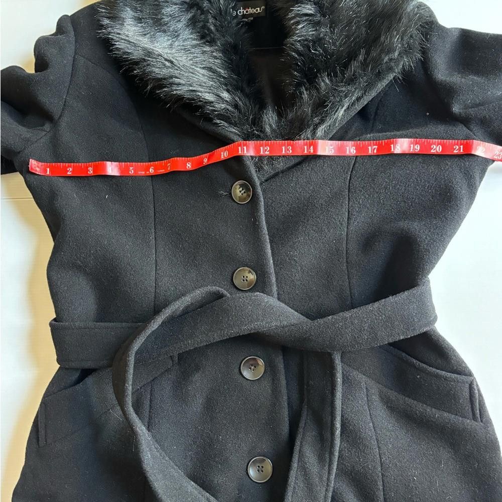 Le Chateau Y2K Le Chateau Black 100% Wool Jacket 2000 Size XXL / US 16-18 / IT 52-54 - 3 Thumbnail