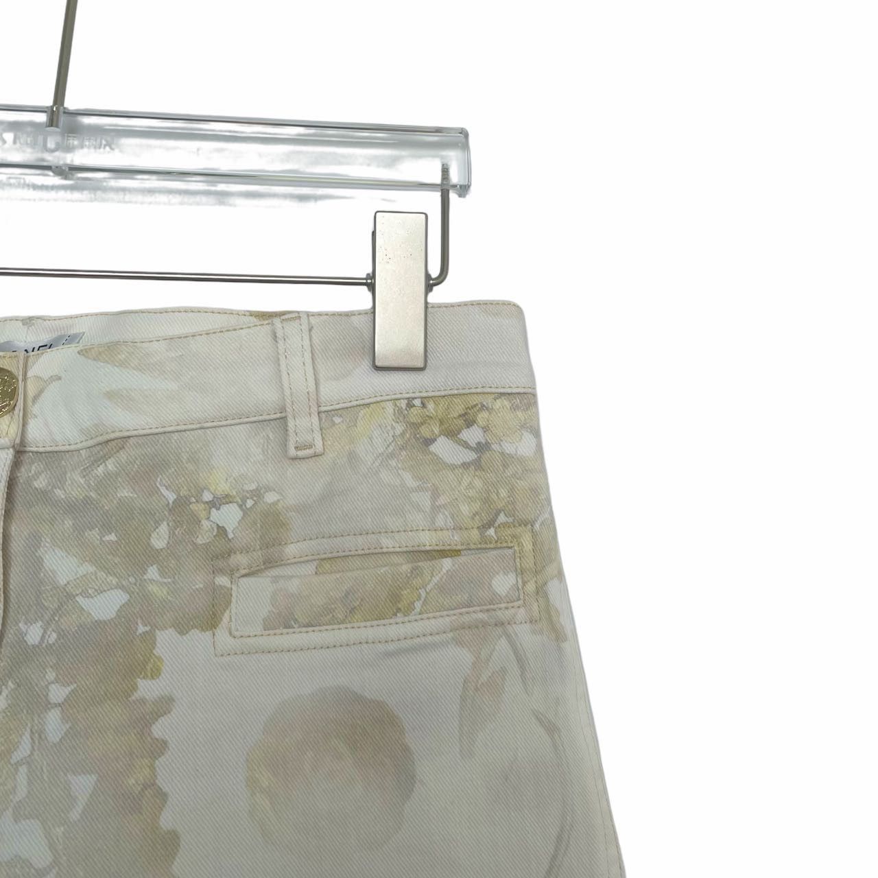 Chanel Chanel Greek Collection White Washed Printed Jeans K26WX Size 27" / US 4 / IT 40 - 3 Thumbnail
