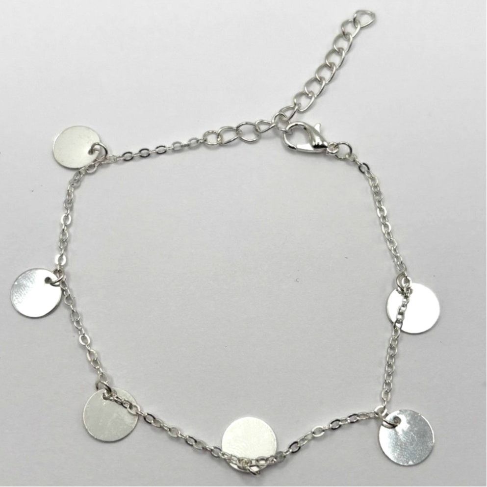 Other Y2K Silver Circle Anklet Size ONE SIZE - 4 Thumbnail