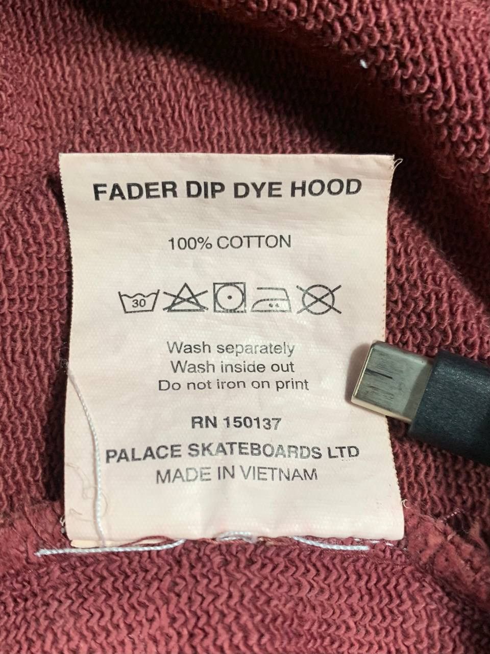 Palace Palace Red Faded Hoodie Y2K Style Size US M / EU 48-50 / 2 - 10 Thumbnail