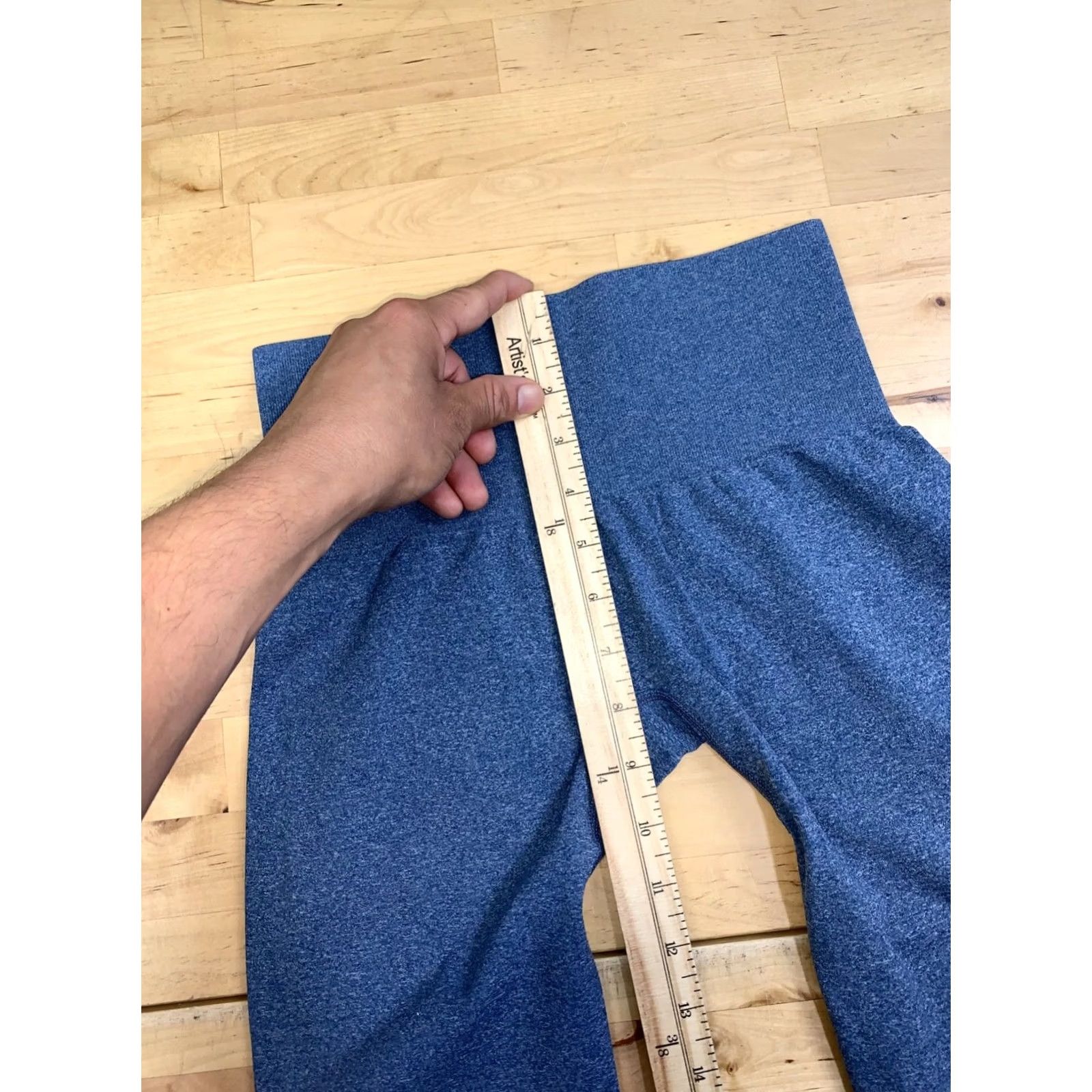 Vintage NVGTN Leggings Women XS Blue Activewear Gym Training Bodybuilding 13242 Size 26" / US 2 / IT 38 - 4 Thumbnail