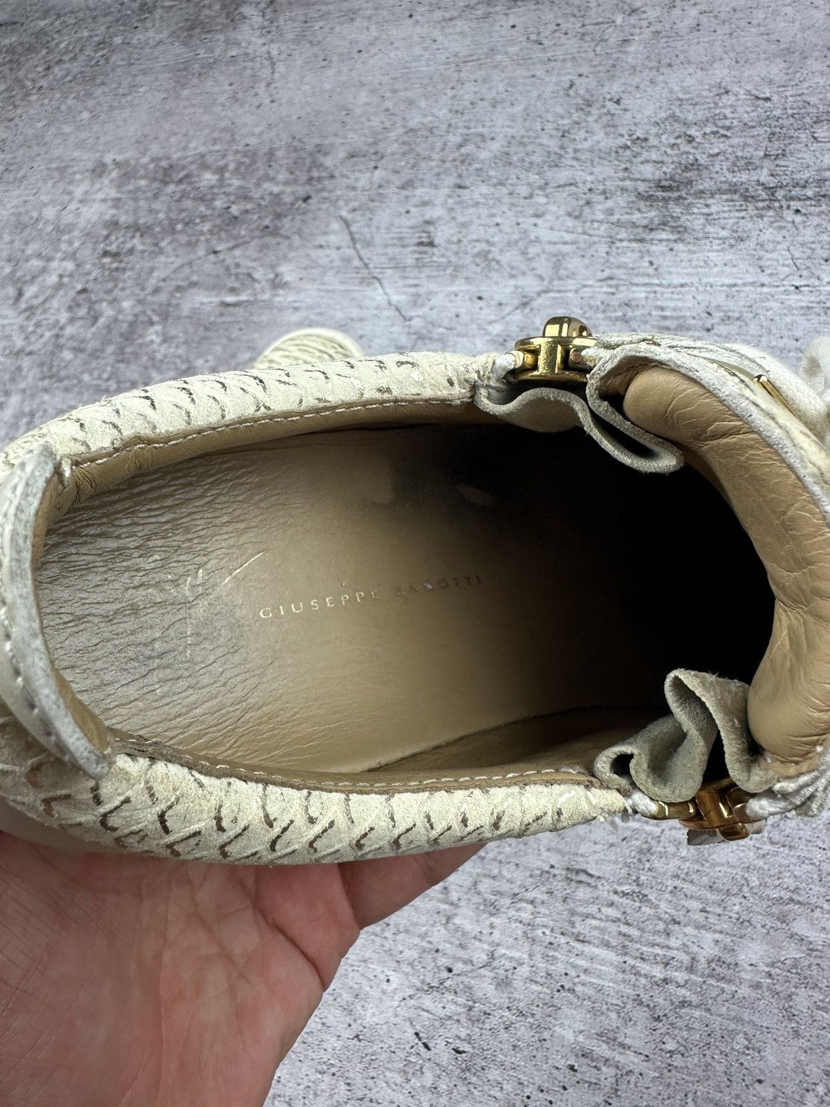 Giuseppe Zanotti Women's Giuseppe Zanotti Leather Sneakers Size US 7.5 / IT 37.5 - 11 Thumbnail