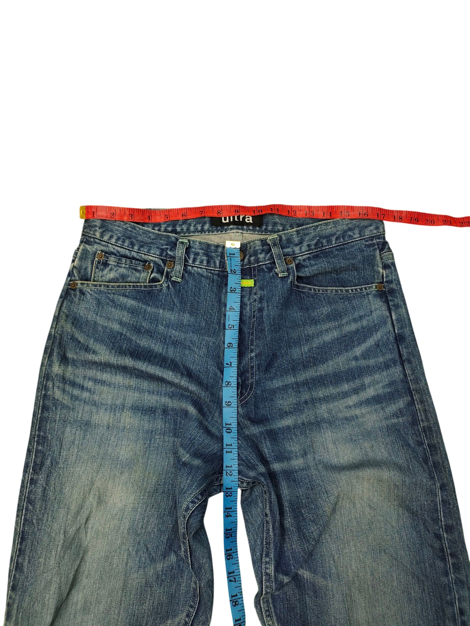Comme des Garcons × Undercover Japanese Brand Ultra Violet Japan Clawmark Faded Denim Jeans Size US 34 / EU 50 - 15 Thumbnail
