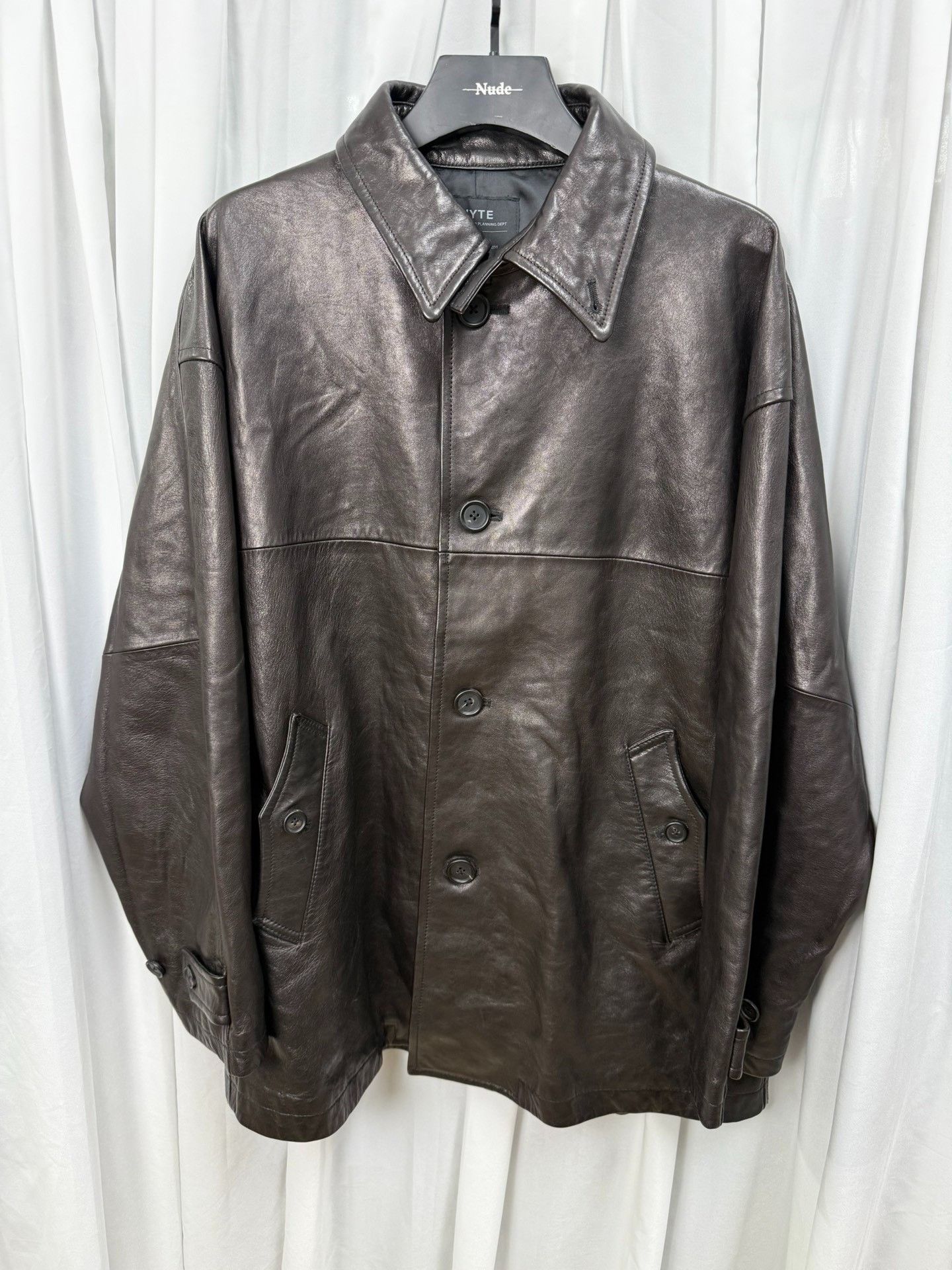 ヨウジヤマモト S'YTE Sheepskin leather Car Coat Yohji Yamamoto yohji yamamoto s'yte sheepskin leather jacket | Grailed