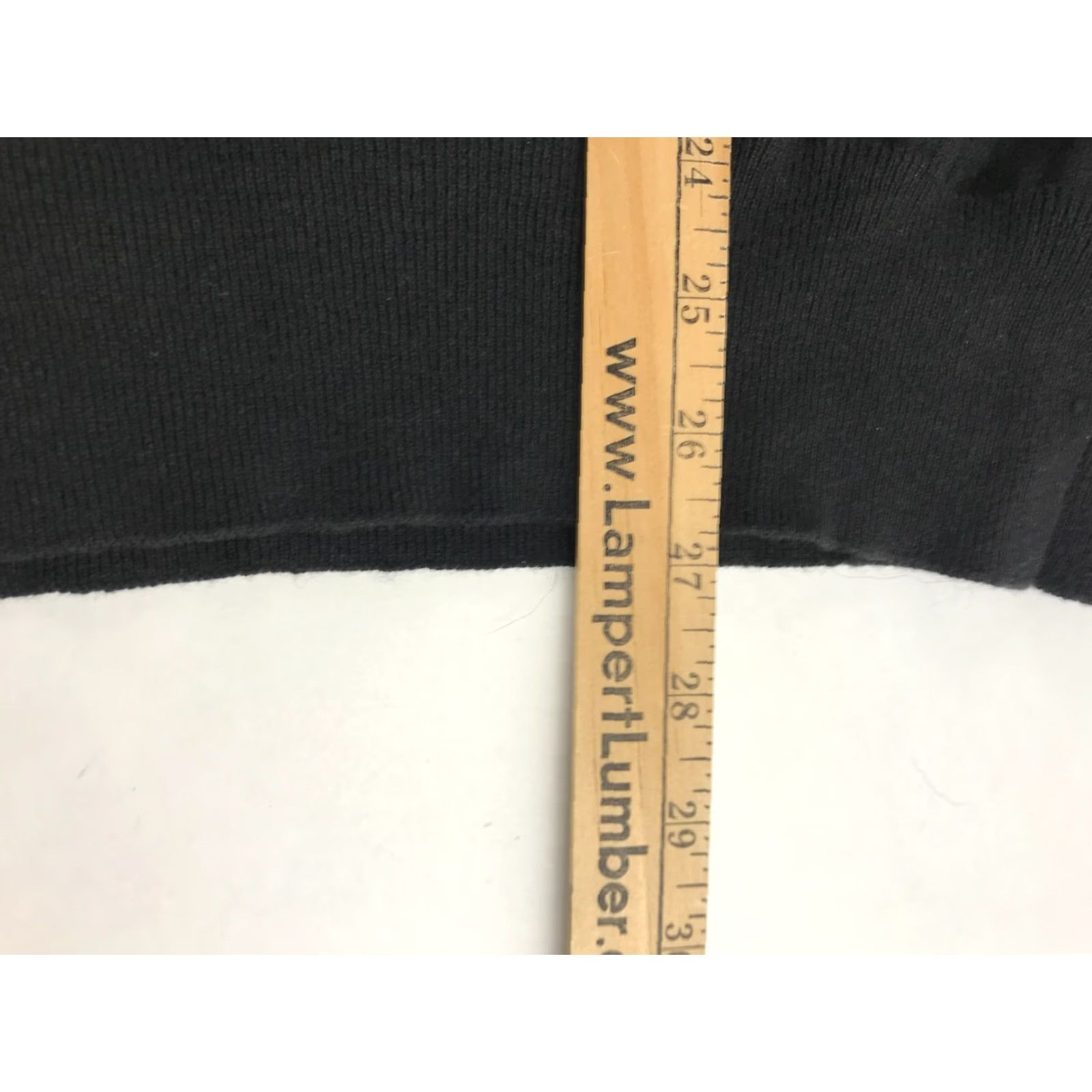 George George Sweater Mens Size XL Black Pullover V-Neck Wool Blend Long Sleeve Size US XL / EU 56 / 4 - 4 Thumbnail