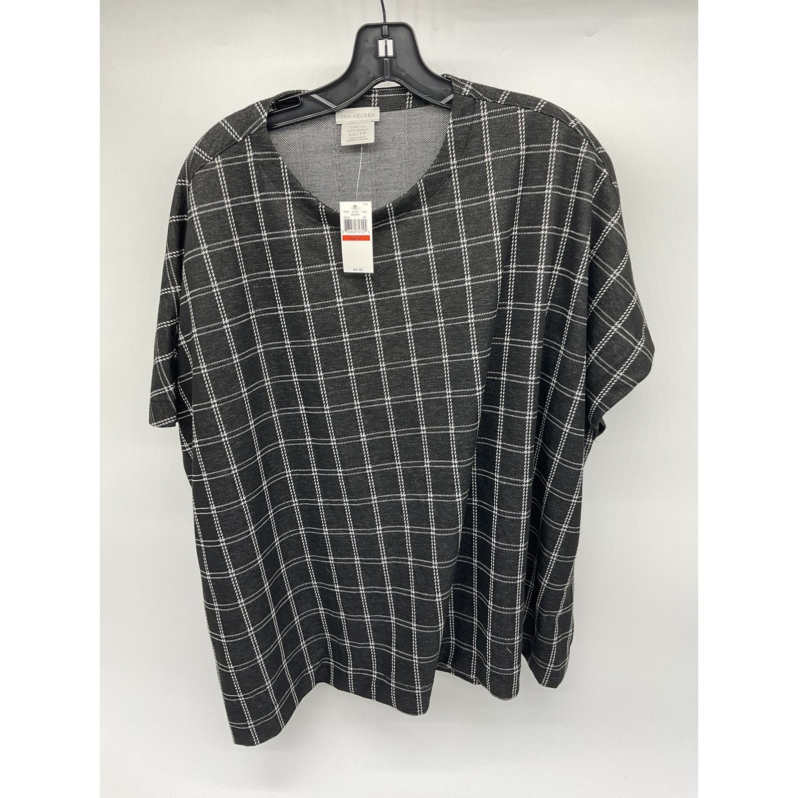 Van Heusen Van Heusen women’s short sleeve black & white top - Size XS Size XS / US 0-2 / IT 36-38 - 1 Thumbnail