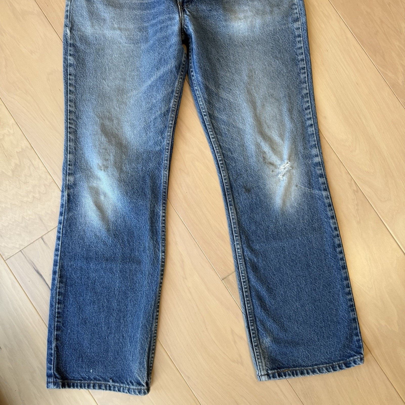 Levi's × Vintage Vintage Levis 517 Jeans 34 Blue 80s Denim Made in USA Size US 34 / EU 50 - 4 Thumbnail