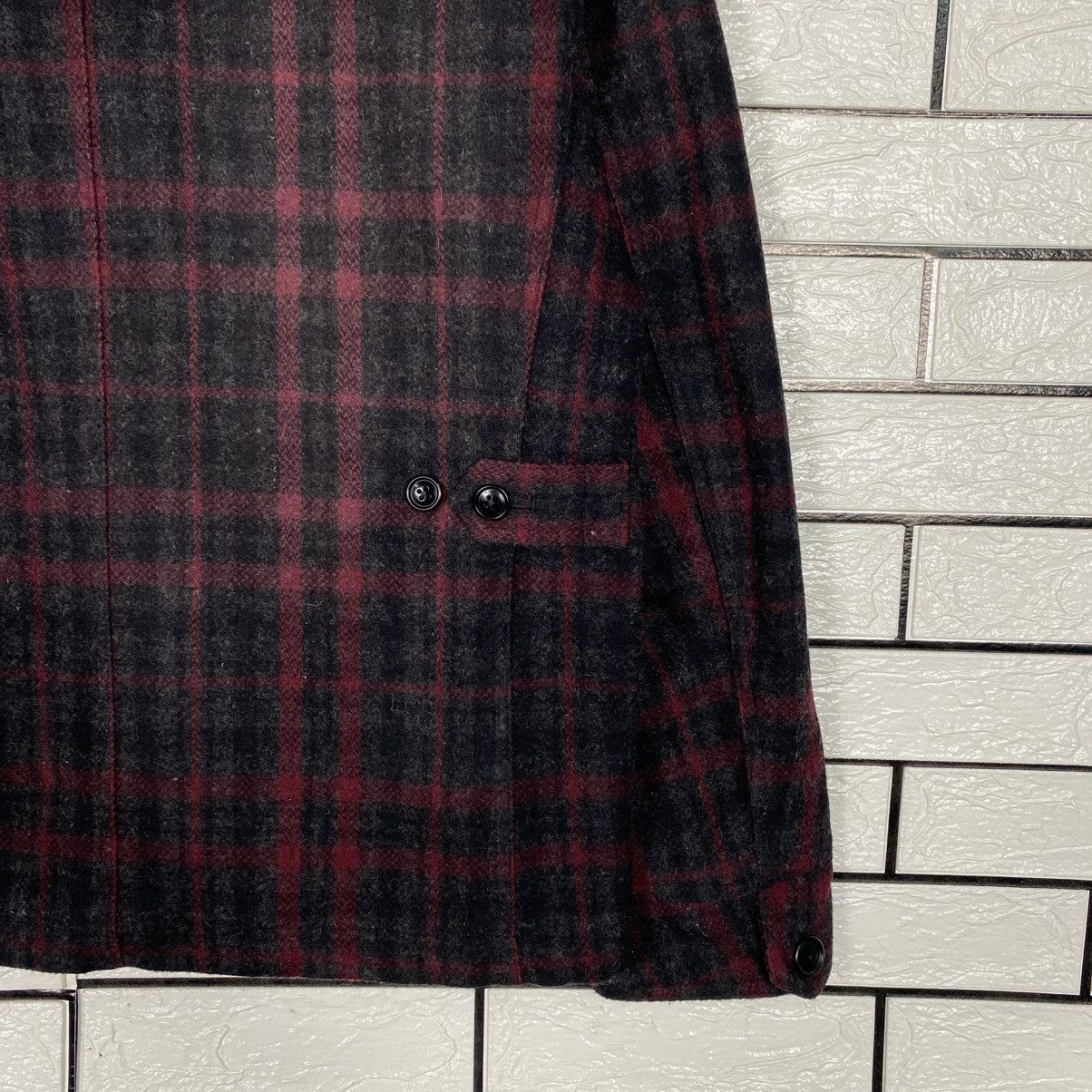 Japanese Brand 📌Vintage Wool Bomber Jacket Male & Co Tartan Issey Miyake Size US L / EU 52-54 / 3 - 11 Thumbnail