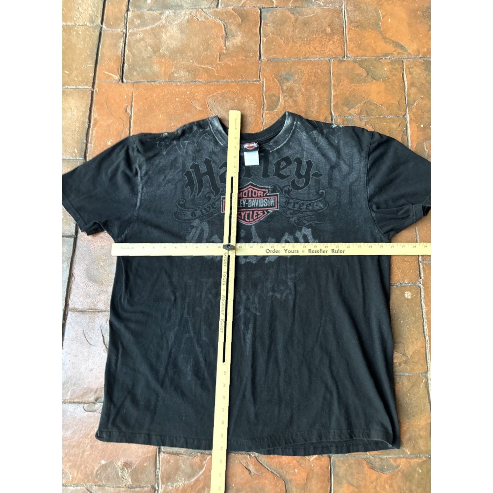 Harley Davidson VINTAGE Harley-Davidson T-Shirt 2XL White Short Sleeve Crew Neck Logo Graphic Print Biker Grunge 90s USA Mens Size US XL / EU 56 / 4 - 4 Thumbnail