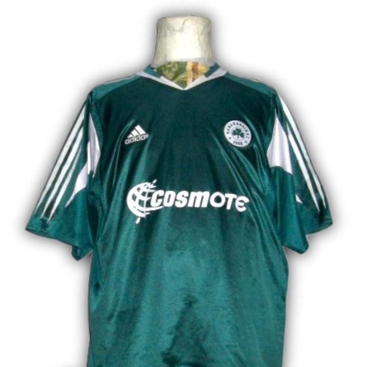 Adidas Panathinaikos 2004 2005 2006 Home Shirt Jersey Trikot Magl Size US L / EU 52-54 / 3 - 1 Thumbnail