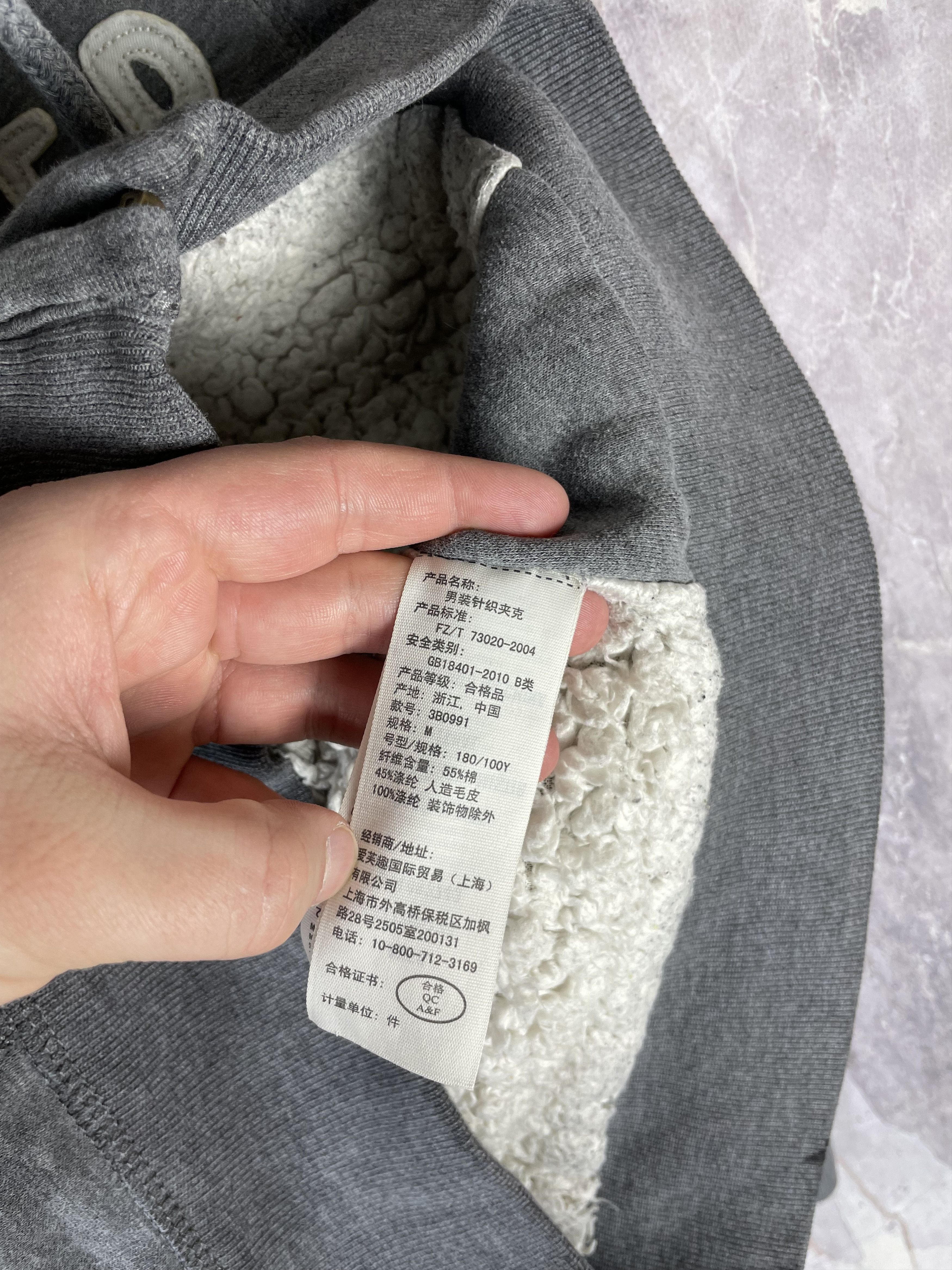 Hollister Hollister Fur Hood Zip Up Y2K If Six Was Nine Size US M / EU 48-50 / 2 - 6 Thumbnail