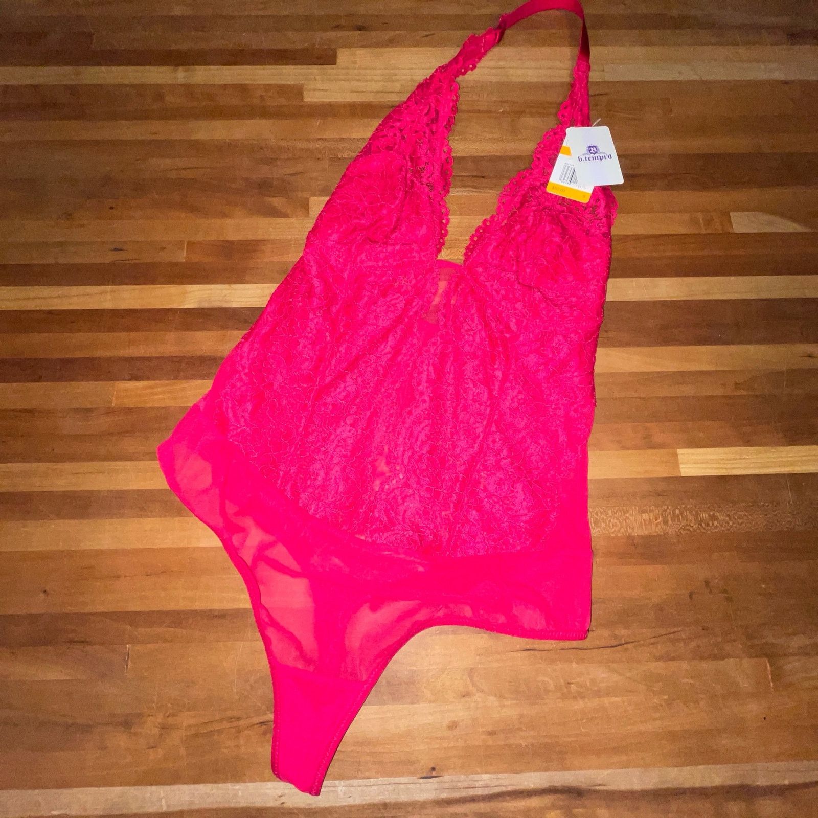 NO ID Wacoal Women's Ciao Bella Lace Teddy - Persian Red - Size S Size S / US 4 / IT 40 - 1 Thumbnail