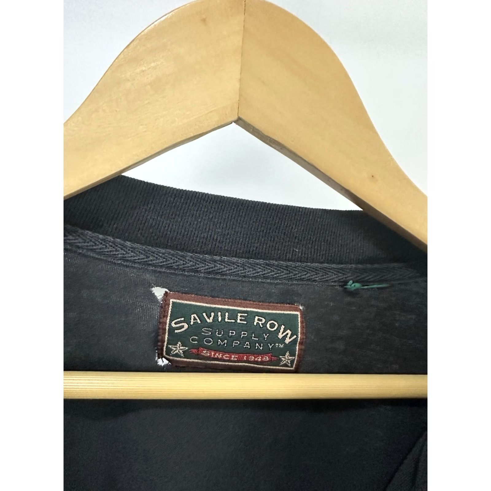 Vintage VTG Faded Worn Cotton Thrashed Distressed Henley Black WIP Work T-Shirt XL Size US XL / EU 56 / 4 - 5 Thumbnail